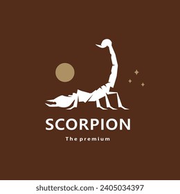 animal scorpion natural logo vector icon silhouette retro hipster