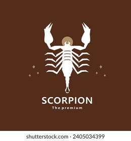 animal scorpion natural logo vector icon silhouette retro hipster
