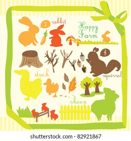 animal scrapbook set