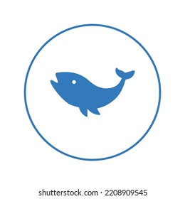 Animal sea dolphin fish icon | Circle version icon |