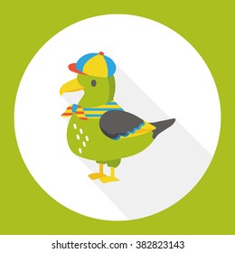 animal Seagull flat icon