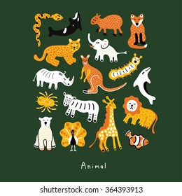 animal seamless background