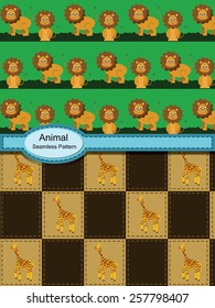 Animal seamless pattern