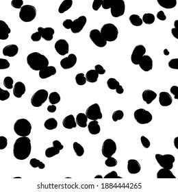 Animal Seamless Pattern Dalmatian Skin Vector Stock Vector (Royalty ...