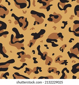 Animal seamless pattern of leopard, cheetah, jaguar skin