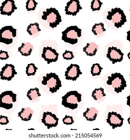 Animal seamless pattern pink