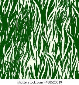 Animal seamless pattern. Zebra print hand drawn. 