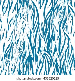 Animal seamless pattern. Zebra print hand drawn. 