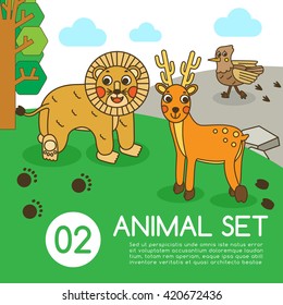 Animal Set : Vector Illustration