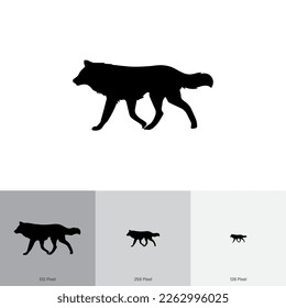 animal shading silhouette vector design