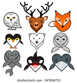 animal with shape of heart