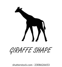 Animal shape vector design template