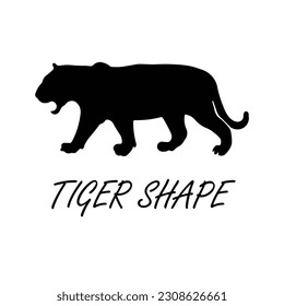 Animal shape vector design template