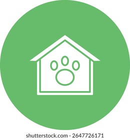 Animal Shelter vector icon. Can be used for printing, mobile and web applications.