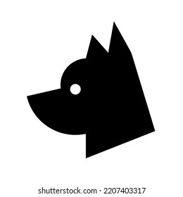Animal silhouette icon. Pet. Vector.