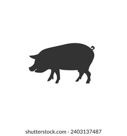 Animal silhouette icon, Vector illustration.