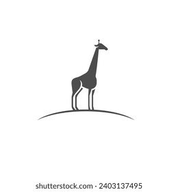 Animal silhouette icon, Vector illustration.
