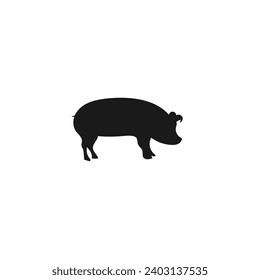 Animal silhouette icon, Vector illustration.