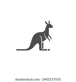Animal silhouette icon, Vector illustration.