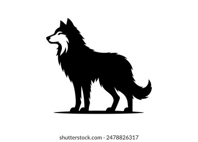 Tiersilhouette Vektorgrafik Design Eps