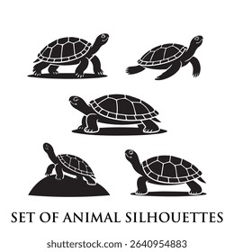 Animal silhouette vector design. Farm animals include chicken, fish, duck, pig, sheep, lamb, and cow vector icons.