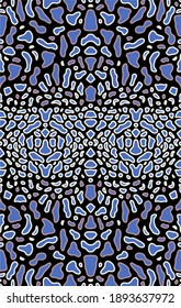 animal skin abstract shape vector seamless pattern print