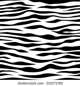 Animal skin. Black and white pattern 