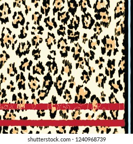 animal skin leopard pattern