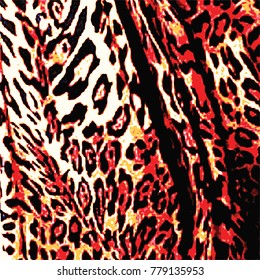 animal skin leopard pattern