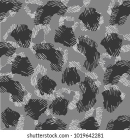 animal skin leopard pattern in vector