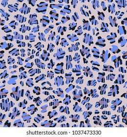 Animal skin leopard pattern in vector