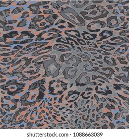 animal skin leopard pattern in vector