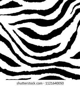 Animal skin leopard pattern in vector