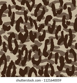 Animal skin leopard pattern in vector