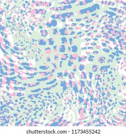 animal skin leopard pattern in vector