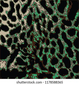 animal skin leopard pattern in vector