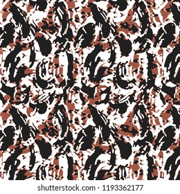 animal skin leopard pattern in vector