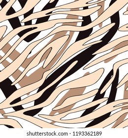 animal skin leopard pattern in vector
