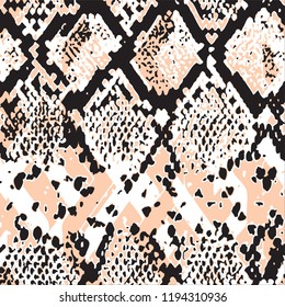animal skin leopard pattern in vector