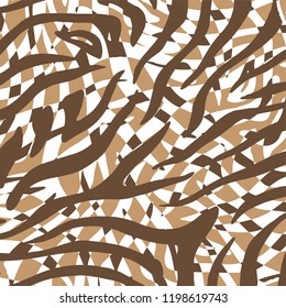 animal skin leopard pattern in vector