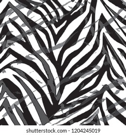 animal skin leopard pattern in vector