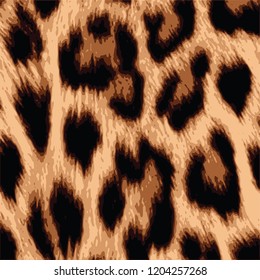 animal skin leopard pattern in vector