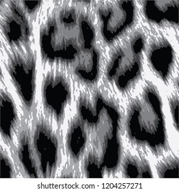 animal skin leopard pattern in vector