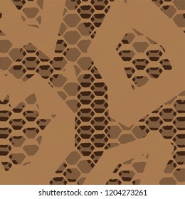 animal skin leopard pattern in vector