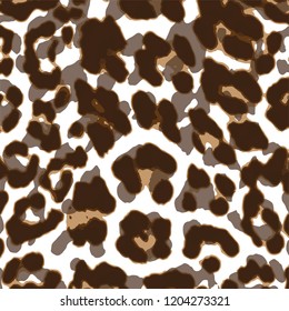 animal skin leopard pattern in vector