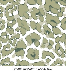 animal skin leopard pattern in vector