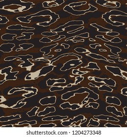 animal skin leopard pattern in vector