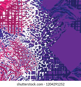 animal skin leopard pattern in vector