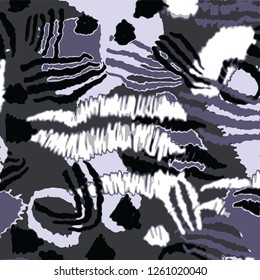animal skin leopard pattern in vector - Vektör