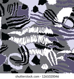 animal skin leopard pattern in vector - Vektör